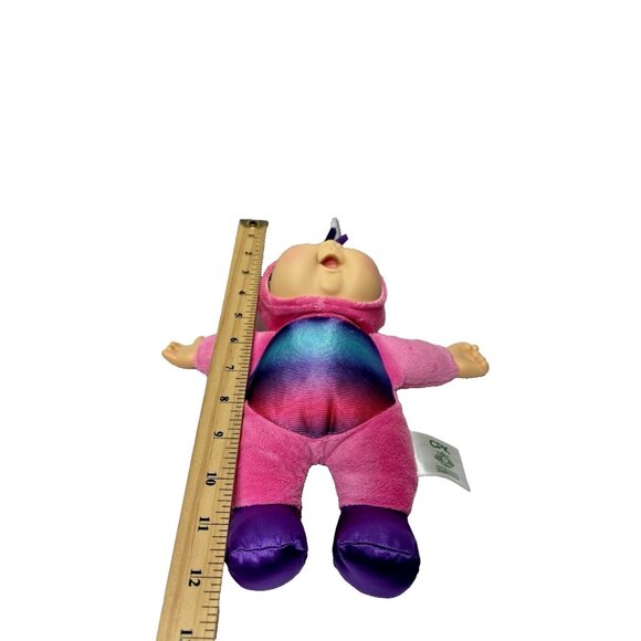 Cabbage Patch Kid Baby Doll Fair Skin w/ Unicorn Costume, Realistic Baby Toy Guc - Picture 8 of 8